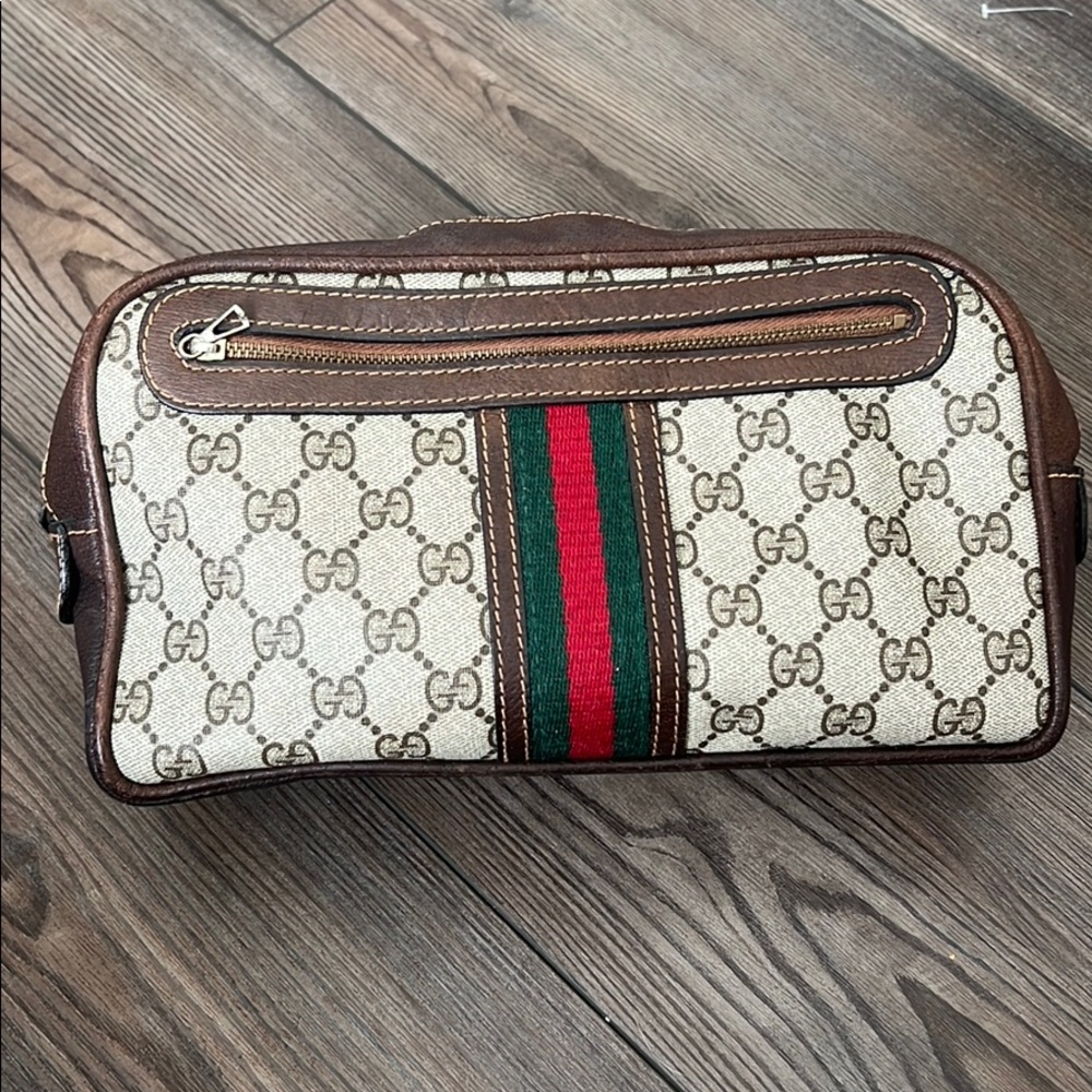 Authentic Gucci toiletry bag